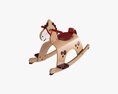 Rocking Pony Ride-On Modello 3D