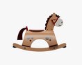 Rocking Pony Ride-On Modello 3D