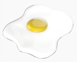 Fried Egg Modèle 3D