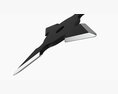 Shuriken Throwing Ninja Knife 01 3D 모델 