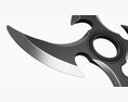 Shuriken Throwing Ninja Knife 06 Modello 3D