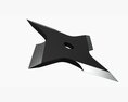 Shuriken Throwing Ninja Knife 08 3d model