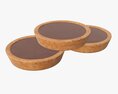 Biscuits With Chocolate Modelo 3d