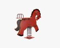Spring Rocking Horse 3Dモデル