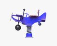 Spring Rocking Plane 3D-Modell