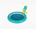 Sprinkler Pool With Seahorse Modello 3D