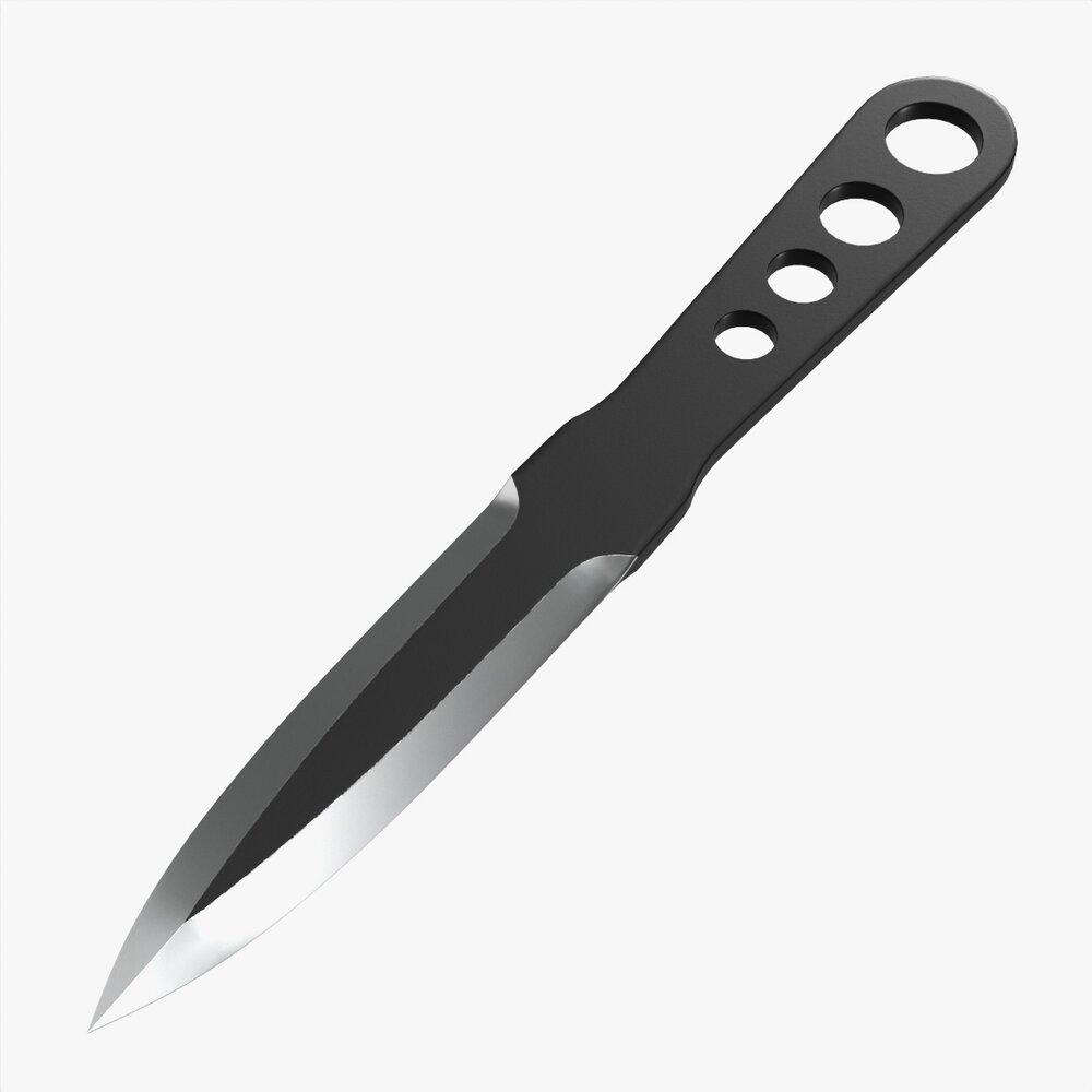Throwing Knife 01 3D-Modell