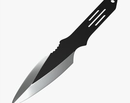 Throwing Knife 02 3D model