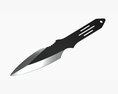 Throwing Knife 02 3d model