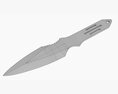 Throwing Knife 02 3D-Modell