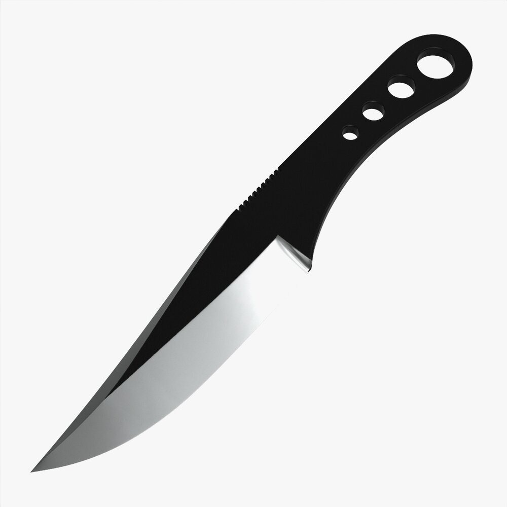 Throwing Knife 04 3D model