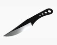 Throwing Knife 04 3d model