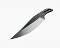 Throwing Knife 04 3d model