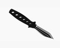 Throwing Knife 05 3d model