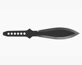 Throwing Knife 06 3d model