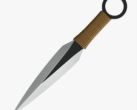 Throwing Knife 07 3D модель