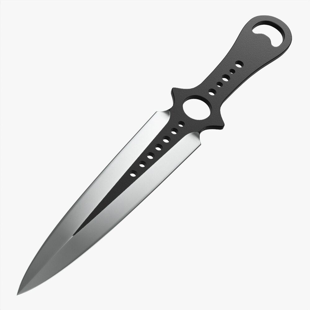 Throwing Knife 08 3D model