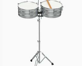 Timbales Set 3D-Modell