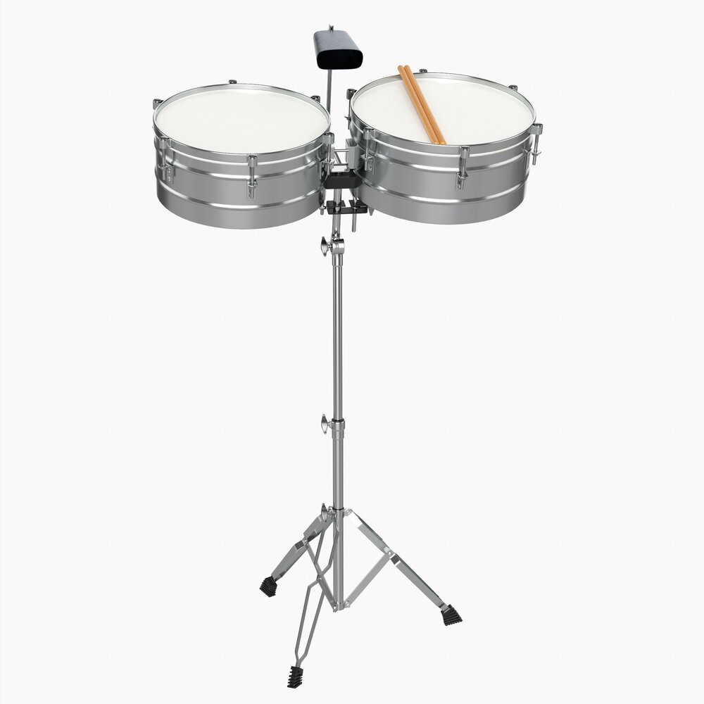 Timbales Set Modello 3D