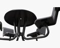 Umbrella Table With Chairs 3D модель