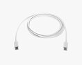Usb C Cable Double Sided White 3D模型