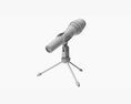 Vocal Microphone With Tripod Modello 3D