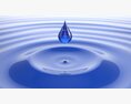 Water Surface With Drop Modelo 3d