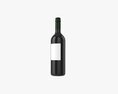 Wine Bottle 1l Mockup 19 3Dモデル