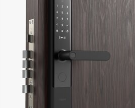 Xiaomi Aqara N200 Smart Door Lock Black Modelo 3D