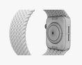 Apple Watch Series 6 Braided Solo Loop Blue Modelo 3D