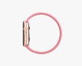 Apple Watch Series 6 Braided Solo Loop Gold Modello 3D
