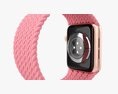 Apple Watch Series 6 Braided Solo Loop Gold Modèle 3d