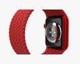 Apple Watch Series 6 Braided Solo Loop Red 3d model