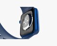 Apple Watch Series 6 Silicone Loop Blue Modelo 3D
