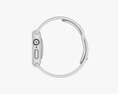 Apple Watch Series 6 Silicone Loop Blue 3D 모델 