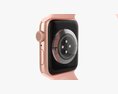 Apple Watch Series 6 Silicone Loop Gold Modelo 3d