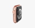 Apple Watch Series 6 Silicone Loop Gold 3D модель