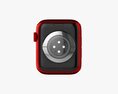 Apple Watch Series 6 Silicone Loop Red 3D模型