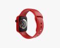Apple Watch Series 6 Silicone Loop Red Modèle 3d
