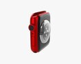 Apple Watch Series 6 Silicone Loop Red 3Dモデル