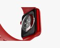 Apple Watch Series 6 Silicone Loop Red Modèle 3d