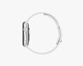 Apple Watch Series 6 Silicone Loop Silver 3D модель