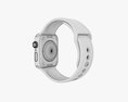 Apple Watch Series 6 Silicone Loop Silver Modelo 3d