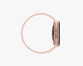 Apple Watch Series 6 Silicone Solo Loop Gold Modello 3D