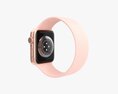 Apple Watch Series 6 Silicone Solo Loop Gold Modèle 3d