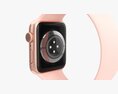 Apple Watch Series 6 Silicone Solo Loop Gold 3D-Modell