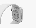 Apple Watch Series 6 Silicone Solo Loop Gray Modelo 3D