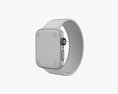 Apple Watch Series 6 Silicone Solo Loop Silver 3Dモデル