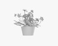 Artificial Potted Plant 01 3D 모델 