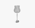 Candle Holder With Crystals 3D 모델 